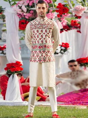 Waistcoats for Friends Wedding Abbotsford British Columbia Canada Waistcoat and Kurta Combinations