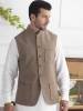 High Fashion Beige Waistcoat Leicestershire London UK Waistcoats for Nikah Ceremony