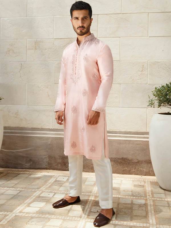 Graceful Mens Kurta in Raw Silk Wedding Event Kurta Shalwar Santa Clara California CA USA