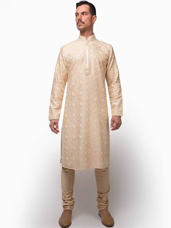 Indian Embroidered Silk Kurta Pittsburgh Pennsylvannia USA Wedding Event Kurta Shalwar