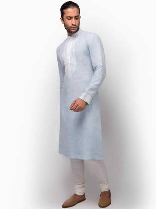 Pure Linen Kurta San Francisco California USA Graceful Kurta Pajama for Mens