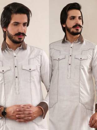 Dashing Groom Wear Kurta Shalwar Telford London UK Embroidered Kurta