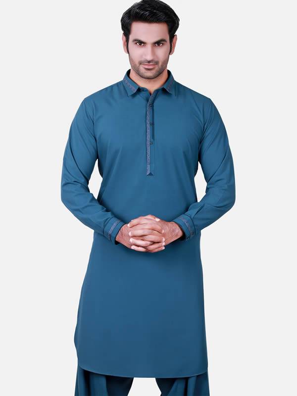 Embroidered Shalwar Kameez Suits Los Angeles California Man Collection