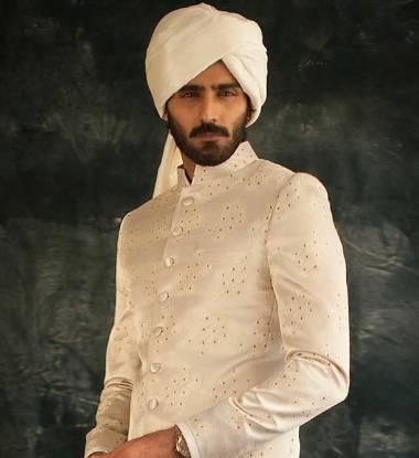 High Quality Cotton Turban branded cotton turban in off-white color