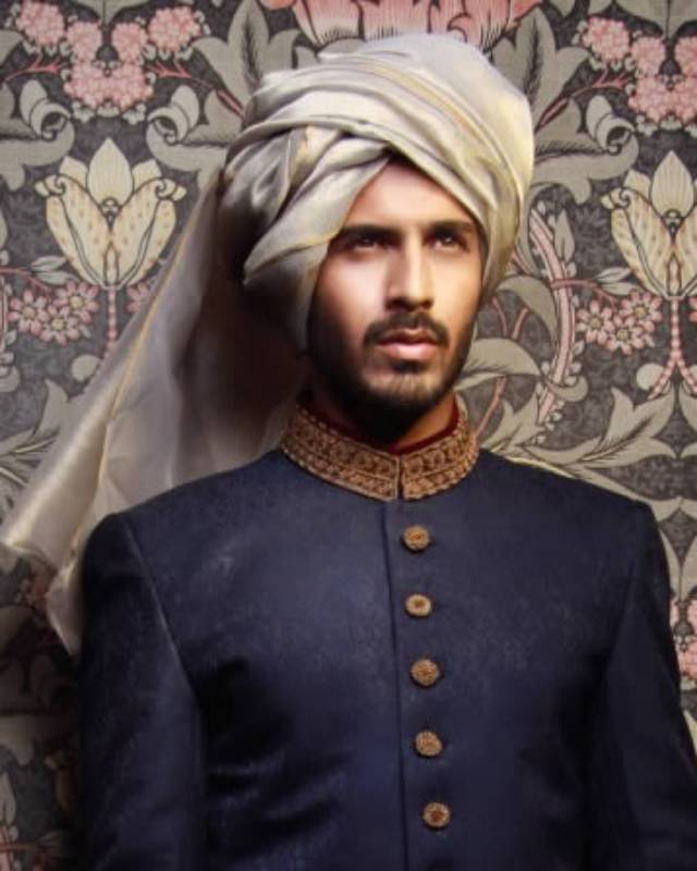 Dashing Groom Turban for Wedding Rockville Maryland