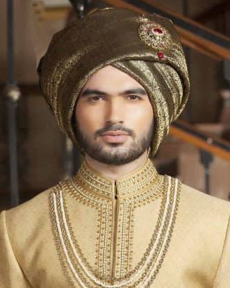 Charming Look Jamawar Turban for Wedding Scotland Glasgow UK Mens Collection