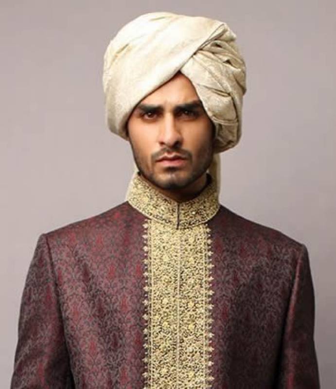 High Quality Mens Jamawar Turban Illinois Chicago Mens Collection