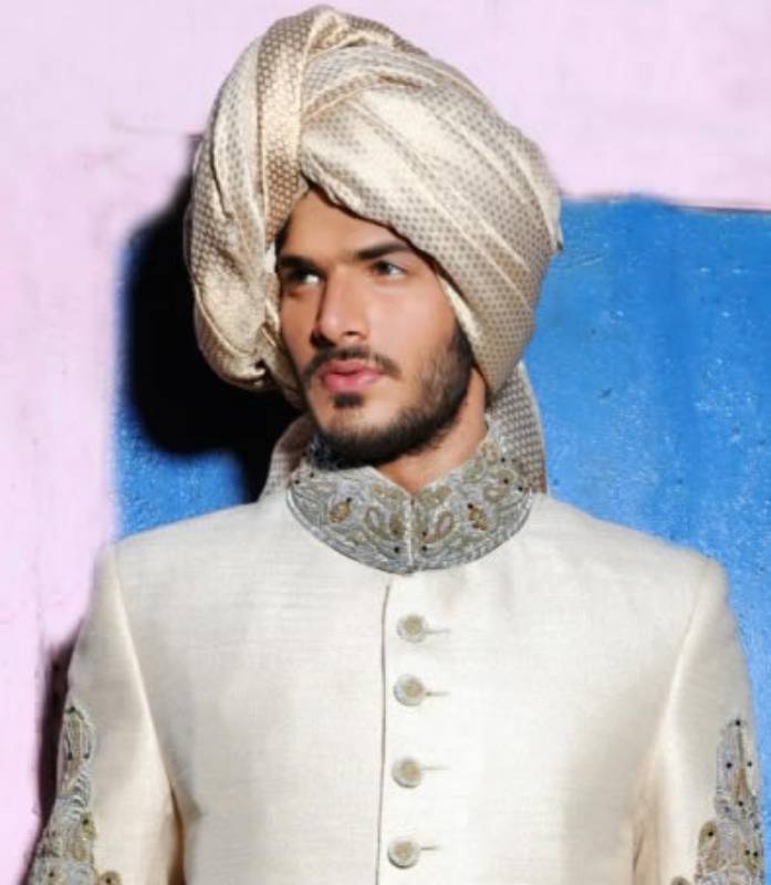 Gorgeous Jamawar Turban Surrey London UK Mens Collection