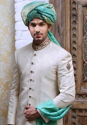 Luxurious Banarasi Jamawar Turban for Groom Jersey City New Jersey NJ USA Wedding Turbans