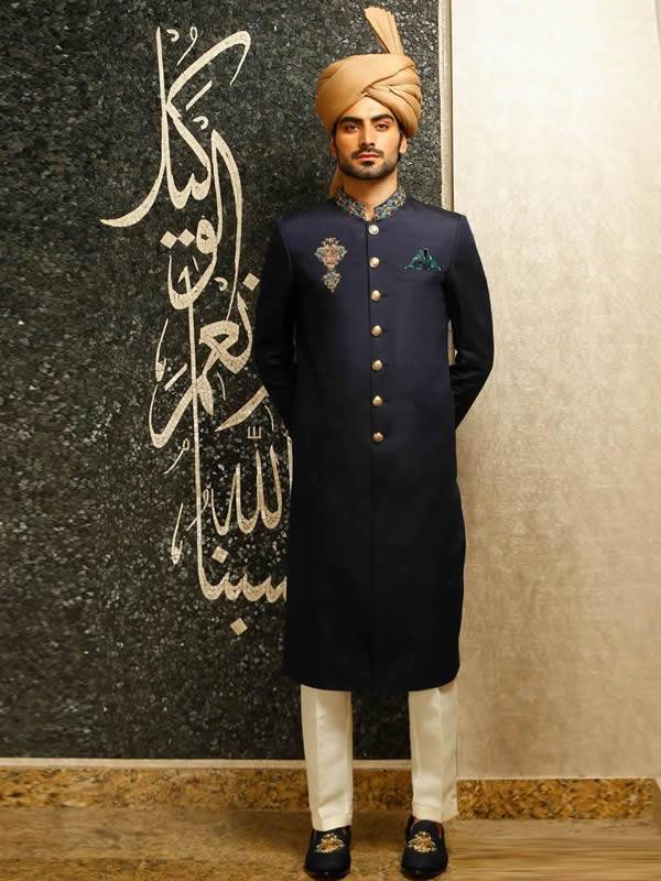 Sherwani for Friends Wedding Milton England UK Designer Men Sherwani