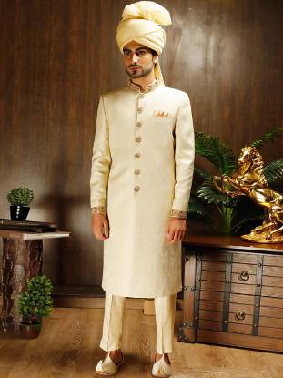 Sherwani for Nikah Gillingham UK Embroidered Sherwani