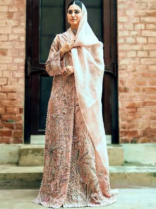 Light Pink Occasional Dresses Indian Pakistani Special Occasional Dresses