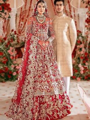 Red Wedding Dresses UK USA Canada Indian Pakistani Red Wedding Dresses