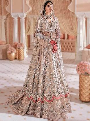 Indian Pakistani Walima Maxi Lehenga UK USA Canada Australia Zaha Maxi Lehenga