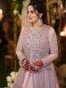 Bridal Pishwas for Wedding Light Pink Pishwas for Walima Reception with Lehenga