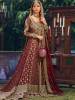 Bridal Pishwas Sunnyvale California USA Pakistani Bridal Pishwas with Lehenga