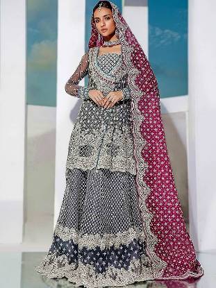 Angrakha Bridal Lehenga Miami Florida USA Latest Angrakha Designs Bridal Lehenga