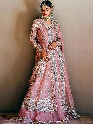 Pakistani Walima Bridal Dresses Kingston London UK Designer Nida Azwar Walima Bridal