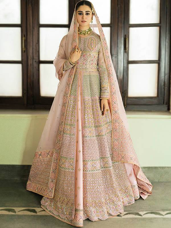 Designer Wedding Pishwas Hussain Rehar Wedding Pishwas Collection Pakistan