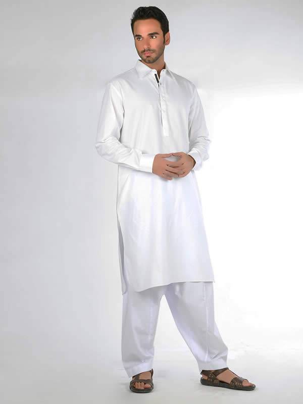 Simplistic White Shalwar Kameez Suit Oldham UK Shalwar Kameez Designs