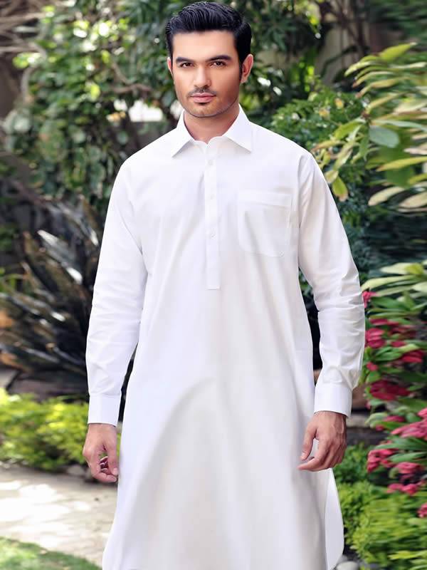 Ravishing Mens Shalwar Kameez Suits Lilburn Atlanta GA USA in White Color Alkaram Shalwar Kameez
