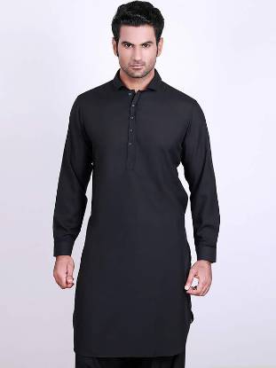 Pakistani Designer Kurta Shalwar Suits Black Garden City Michigan MI