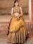 Picture of UCLA Gold Mallow Wedding Lehenga