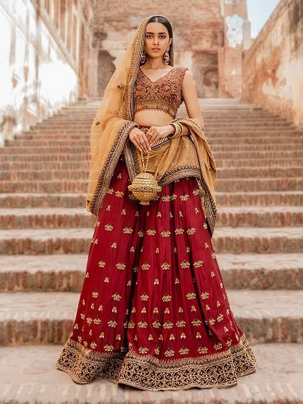 Traditional Red Lehenga Buy Latest Indian Red Lehenga Choli Designer Lehenga