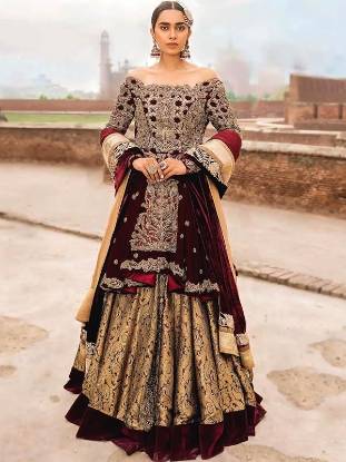 Wedding Peplum with Lehenga, Best Wedding Peplum wedding Lehenga