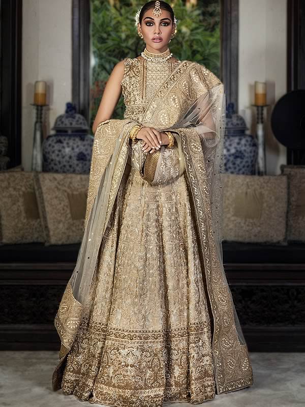 Gold asian wedding dresses top