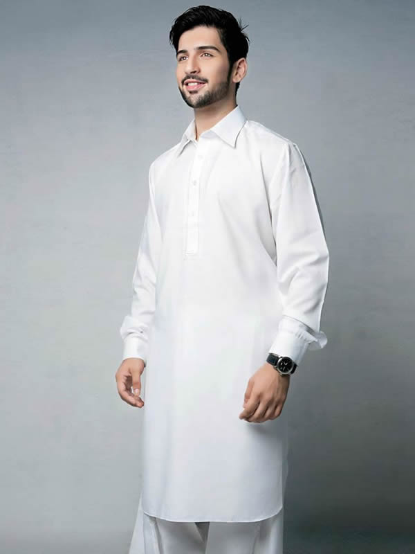 White salwar best sale kameez men