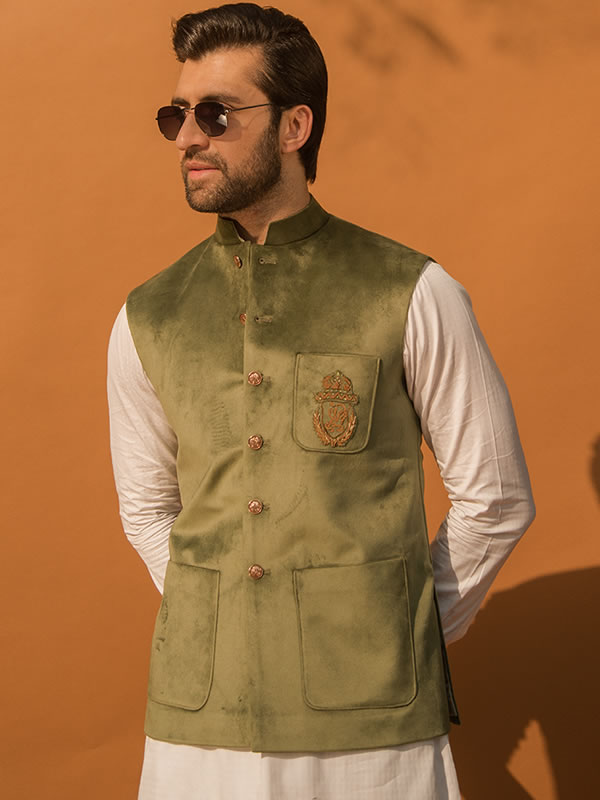 Stylish Embroidered Waistcoat for Mens Abbotsford British Columbia Canada Waistcoat Brands in Pakistan