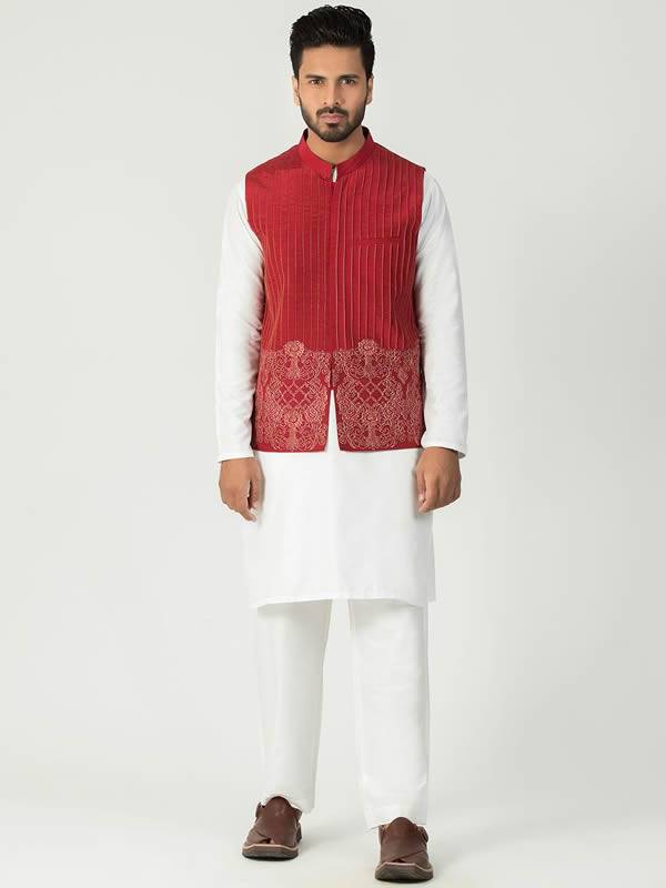 Mens Bespoke Waistcoat Kurta Pajama Northridge California CA USA Designer Men Waistcoat