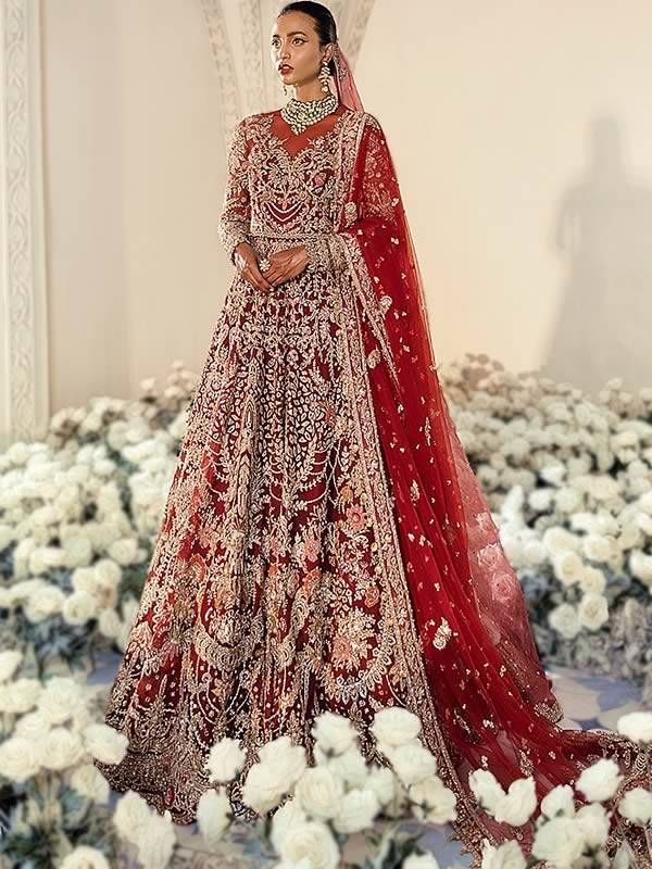 Pakistani Designer Anarkali Bridal Dresses UK USA Anarkali Bridal