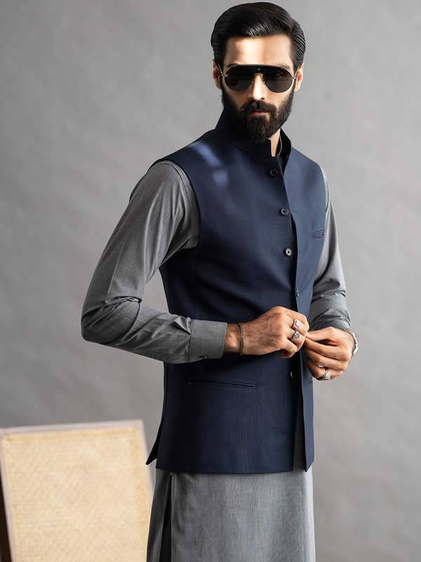 Mens Waistcoat with Kurta Shalwar Lillestrom Norway Mens-Waistcoat