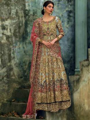 Pakistani Bridal Dresses UK USA Canada Australia Anarkali Bridal Dresses