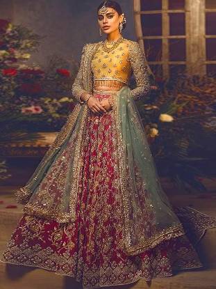 Indian Bridal Lehenga Choli UK USA Canada Australia Designer Bridal Lehenga Choli