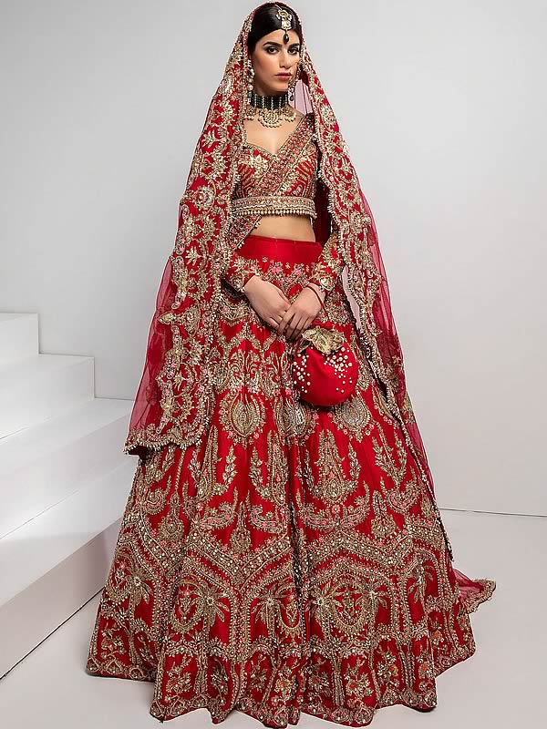 Red Wedding Lehenga Red Lehenga Designs ...