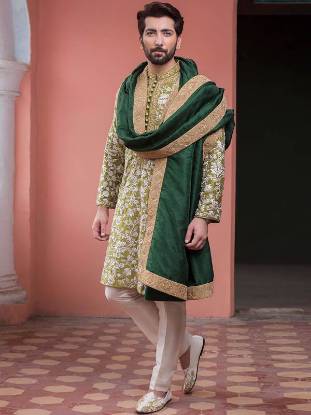 Embroidered Kurta Pajama for Wedding Events Lawrenceville New Jersey NJ USA Grooms Sherwani for Mens