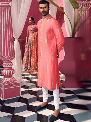 Graceful Mens Kurta in Raw Silk Bloomfield Hills Michigan USA Kurta Pajama Brands in Pakistan