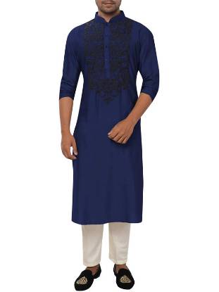 Modern Style Men's Kurta Pajama Sutton Coldfield UK Embroidered Kurta