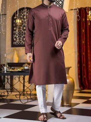 Classic Embroidered Mens Kurta Suits Durham London UK Pakistani Kurta