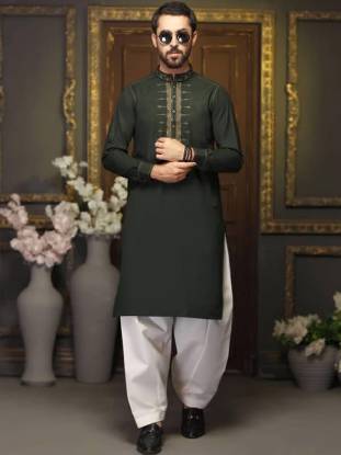 Branded Mens Kurta Shalwar Suits Kingston London UK Designer Men Kurta