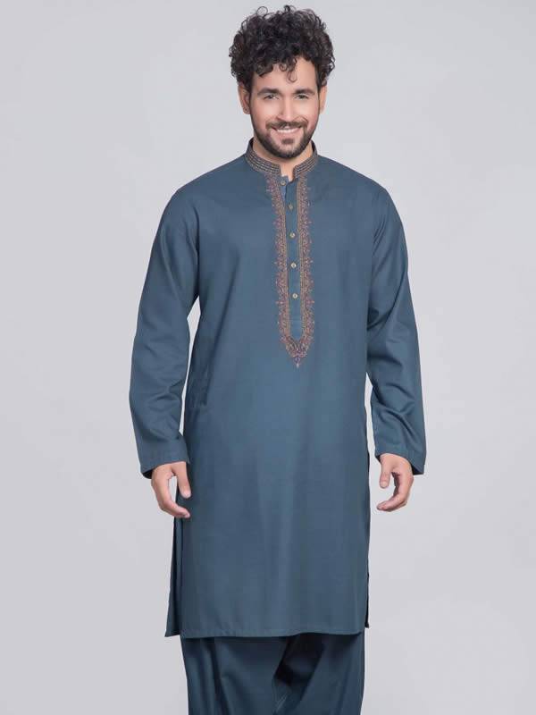 Outstanding Kurta Suits for Mens Houston Texas Dallas Embroidered Kurta