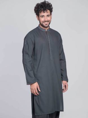 Modern Style Men's Kurta Shalwar Newcastle London UK Embroidered Kurta