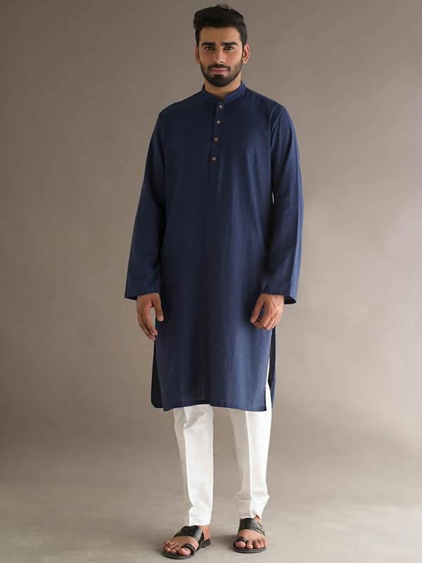 Casual Kurta Shalwar Suits for Mens France Paris Man Collection 2018