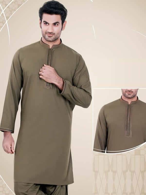 Embroidered Kurta Shalwar Suits Surrey London UK Mens Collection 2018