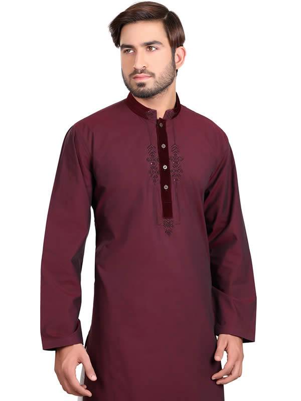 Classic Embroidered Mens Kurta Los Angeles California Men Collection 2018