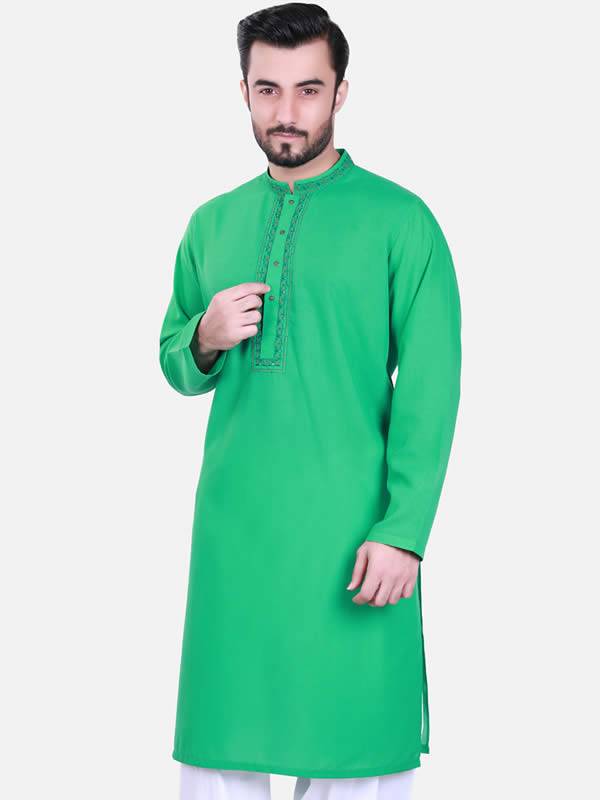 Classy Embroidered Kurta for Mens France Paris Men Collection 2018