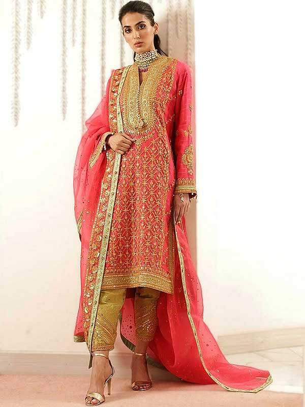 Pakistani Wedding Dresses Batavia New York USA Shalwar Kameez Pakistan